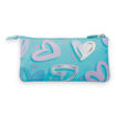 Picture of TOTTO 3 COMPARTMENT HEARTS PENCIL CASE